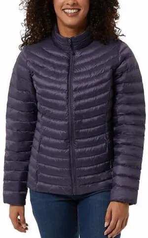 32 Degrees Womens Midweight Down Jacket (Blue, XS), X-Small