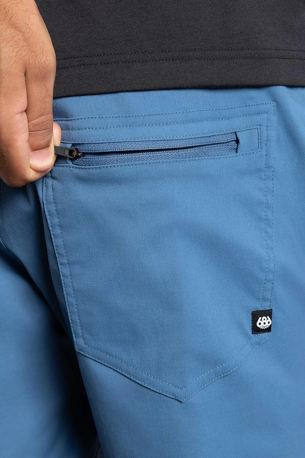 686 Men's Everywhere Hybrid Short - Quick-Drying Classic Shorts - 10 Pocket Design