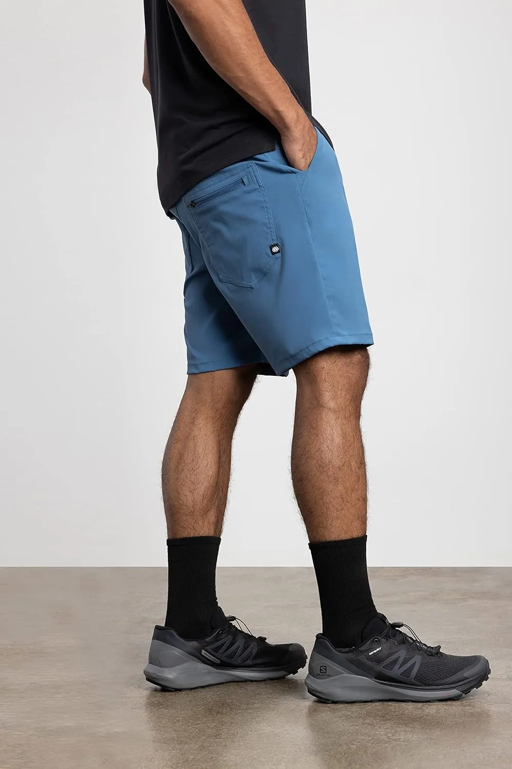 686 Men's Everywhere Hybrid Short - Quick-Drying Classic Shorts - 10 Pocket Design