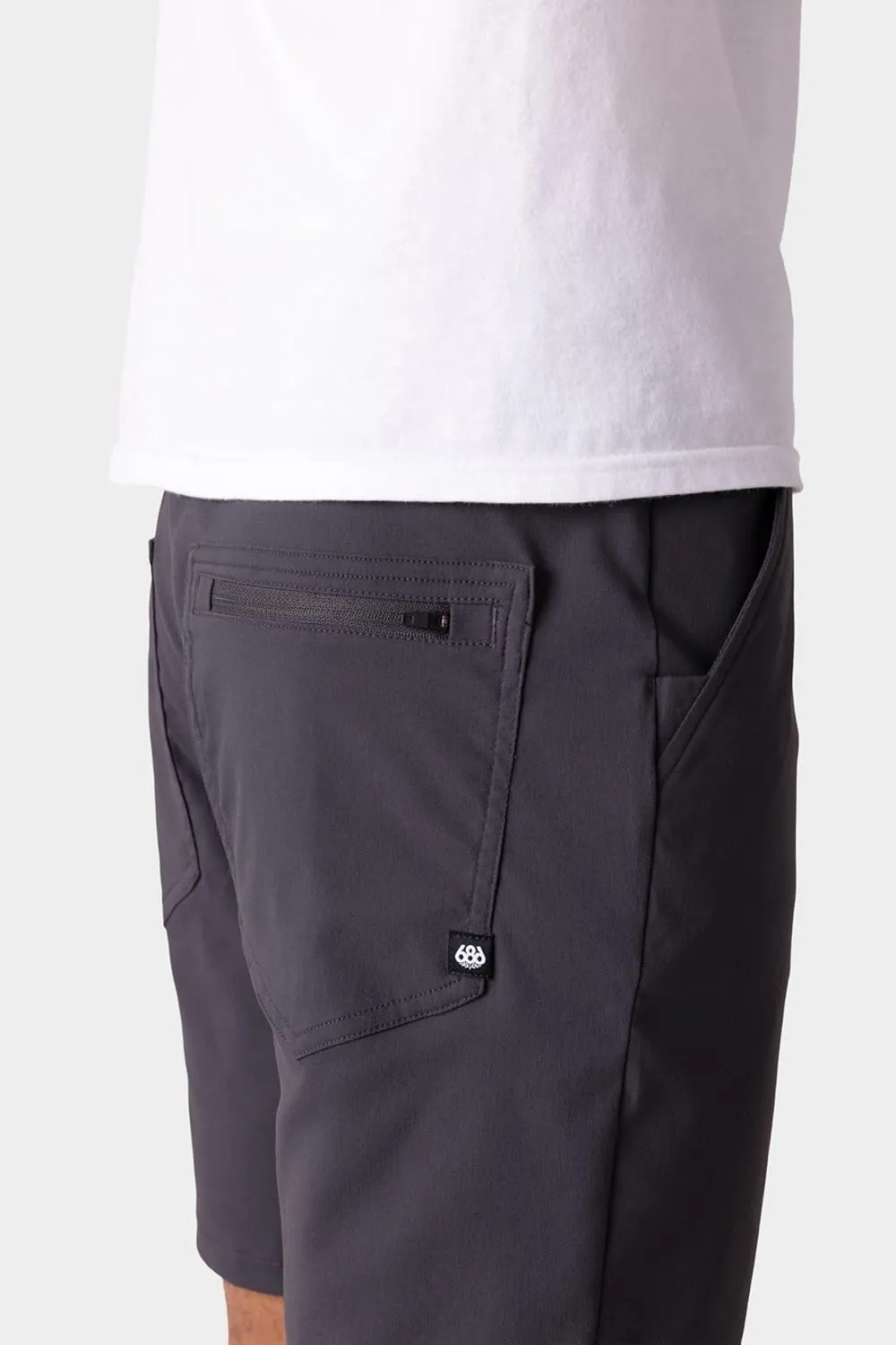 686 Men's Everywhere Hybrid Short - Quick-Drying Classic Shorts - 10 Pocket Design