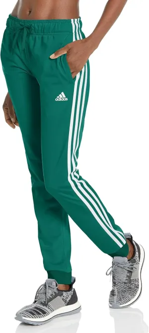 adidas Women's Essentials Warm-up Slim Tapered 3-Stripes Track Pants