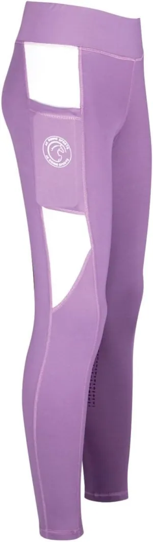 AK Comptec Pull on High Waisted Breathable Horse Riding Tights/Leggings/Breeches with Full seat Silicon Grip AKRS 6059