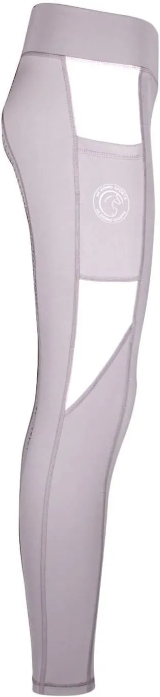 AK Comptec Pull on High Waisted Breathable Horse Riding Tights/Leggings/Breeches with Full seat Silicon Grip AKRS 6059