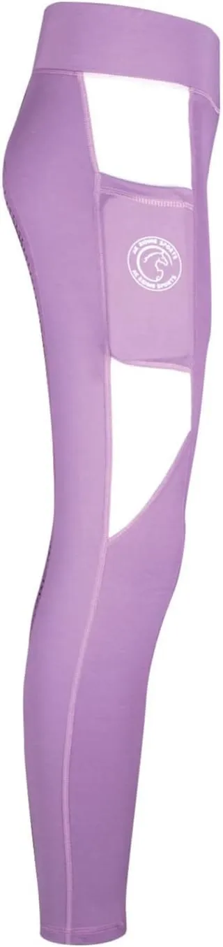 AK Comptec Pull on High Waisted Breathable Horse Riding Tights/Leggings/Breeches with Full seat Silicon Grip AKRS 6059