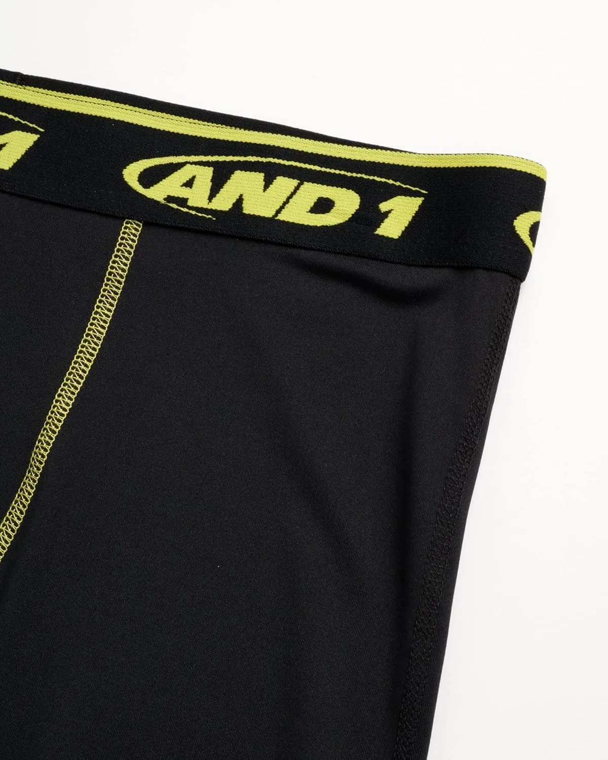 AND1 Men's Compression Leggings - 2 Pack Lightweight Moisture-Wicking Active Sports Compression Pants for Men (Sizes: S-XL)