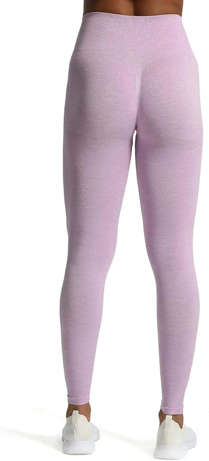 Aoxjox Scrunch Seamless Leggings for Women High Waisted Tummy Control 2.0 Smile Contour Workout Yoga Pants 24"