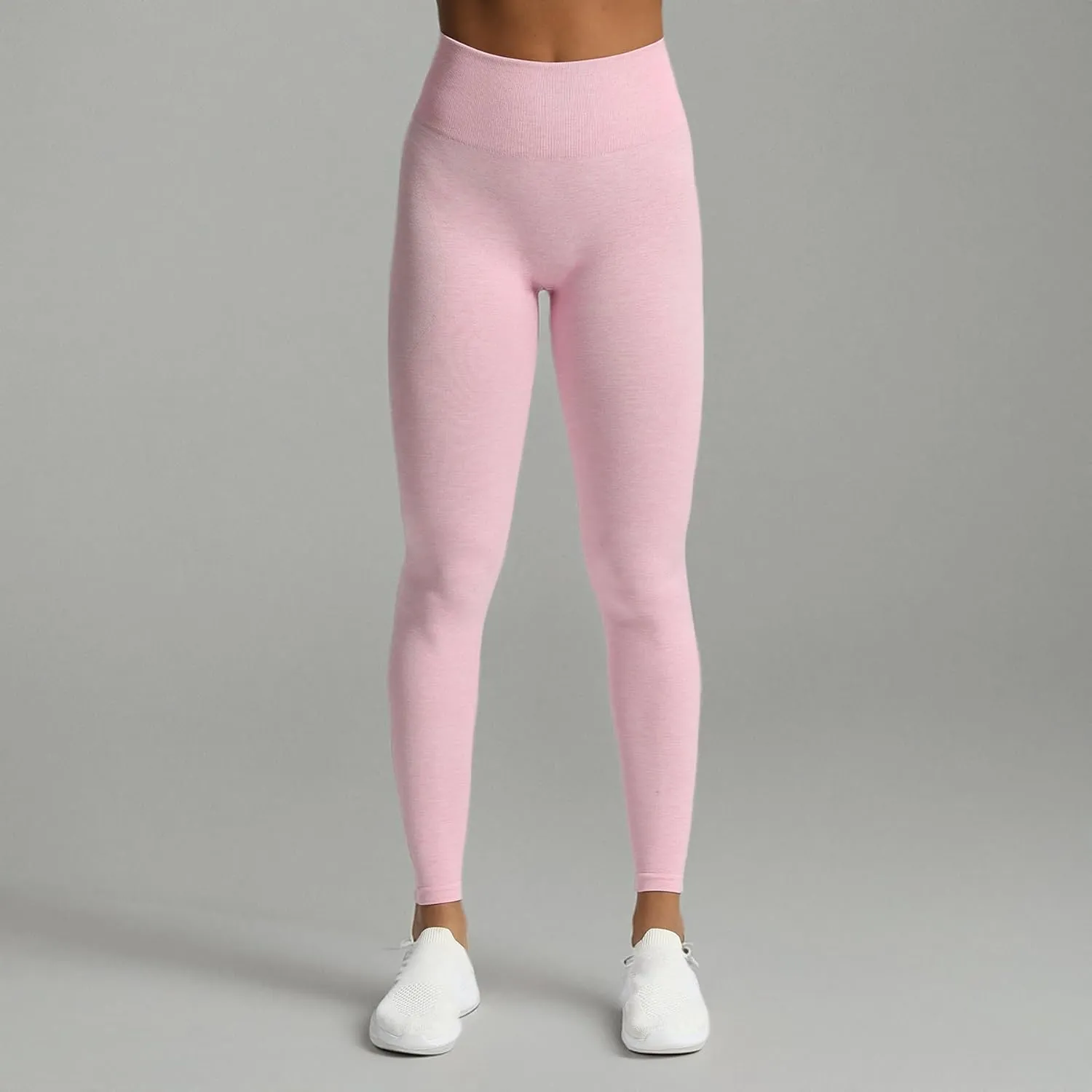 Aoxjox Scrunch Seamless Leggings for Women High Waisted Tummy Control 2.0 Smile Contour Workout Yoga Pants 24"