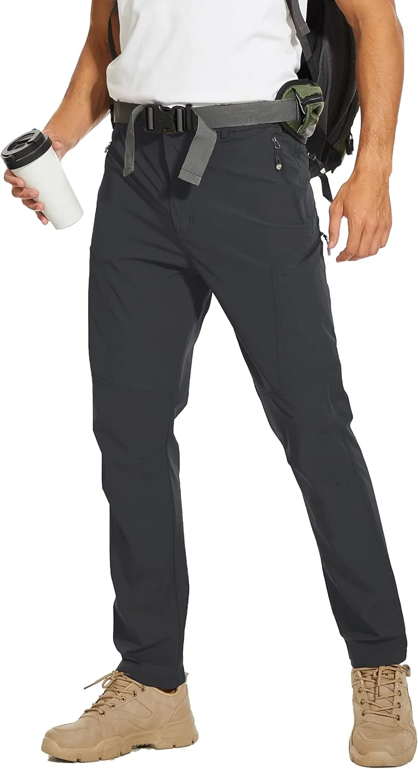 Arunlluta Hiking Pants for Men, Hiking Travel Pants Water-Resistant Mens Work Pants Stretch Quick Dry Lightweight