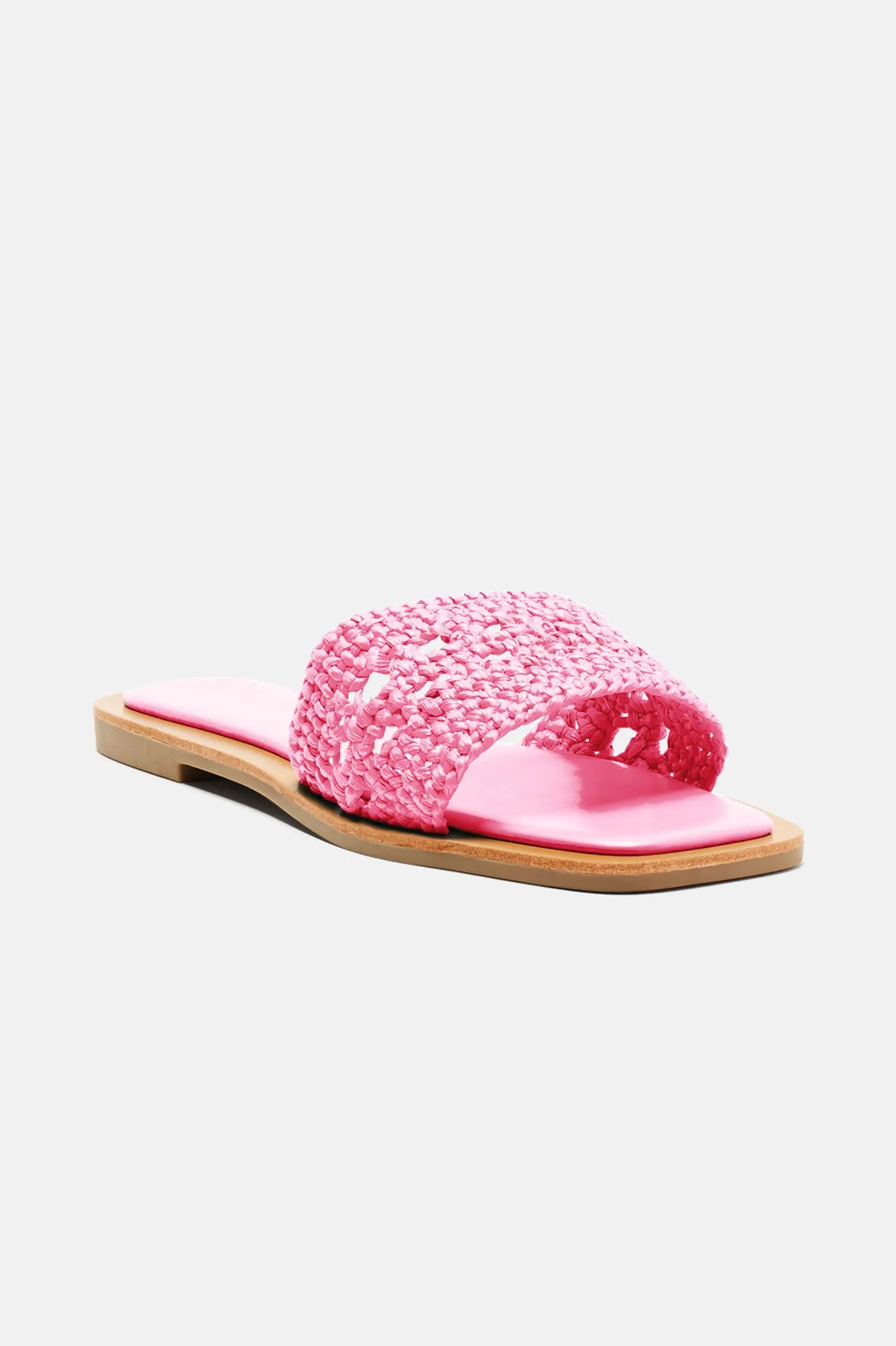As Easy As That Flat Sandals - Pink