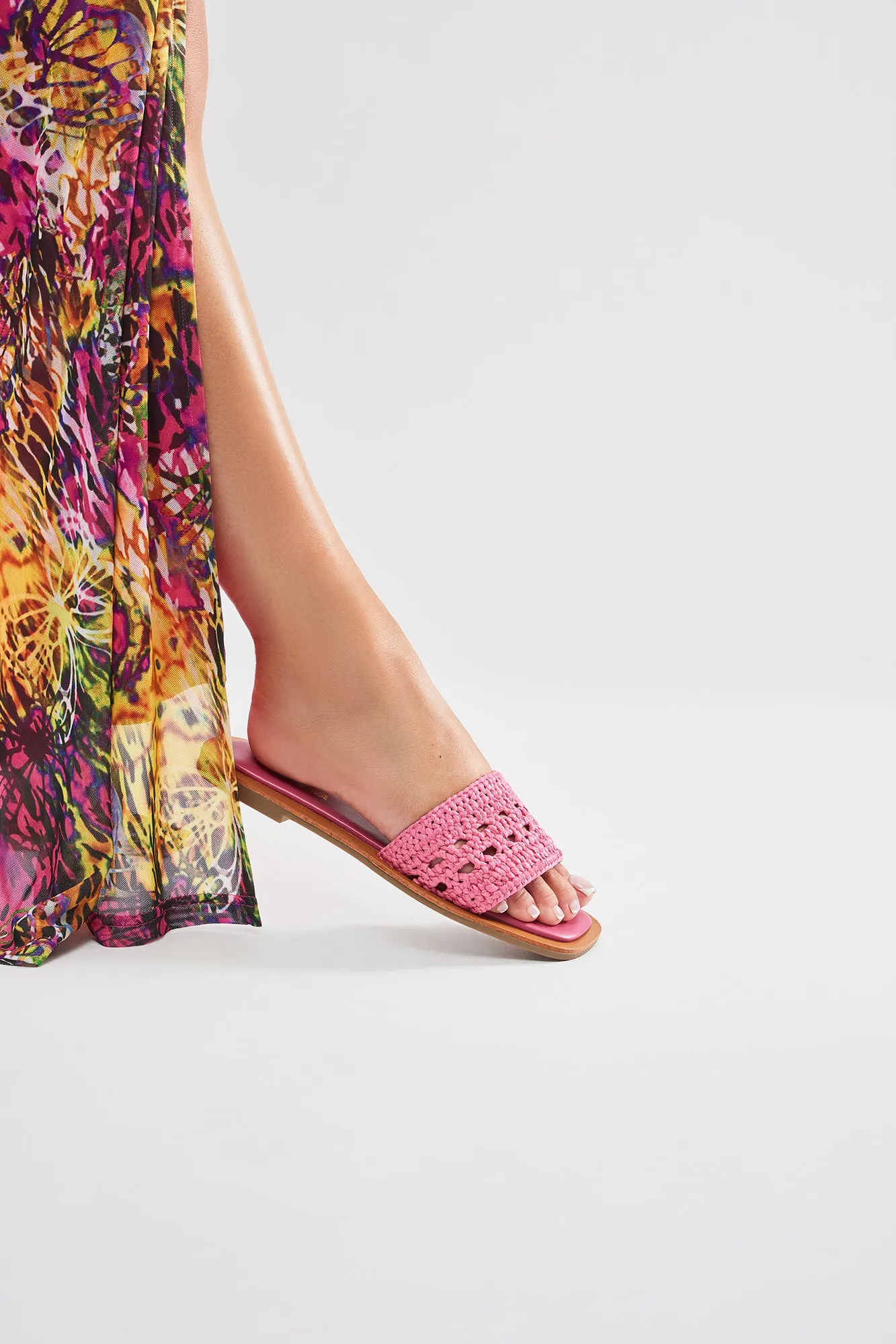 As Easy As That Flat Sandals - Pink