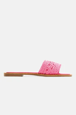 As Easy As That Flat Sandals - Pink