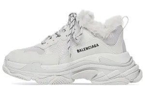 Balenciaga Triple S Chunky Male Sneakers, white