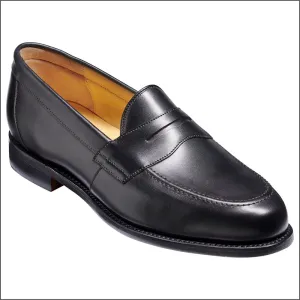Barker Portsmouth - Black Calf Loafer--