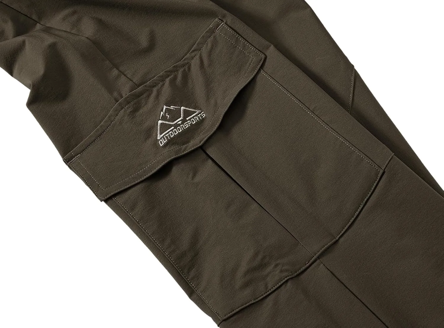 BASUDAM Men's Cargo Hiking Pants Quick Dry Lightweight Stretch Water Resistant Summer Outdoor Work Travel with Pockets