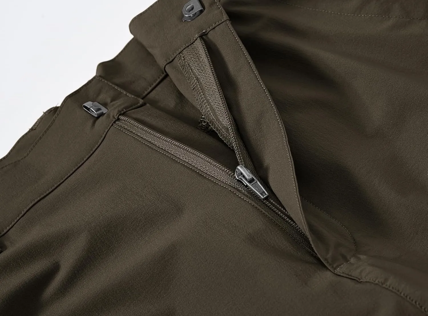 BASUDAM Men's Cargo Hiking Pants Quick Dry Lightweight Stretch Water Resistant Summer Outdoor Work Travel with Pockets