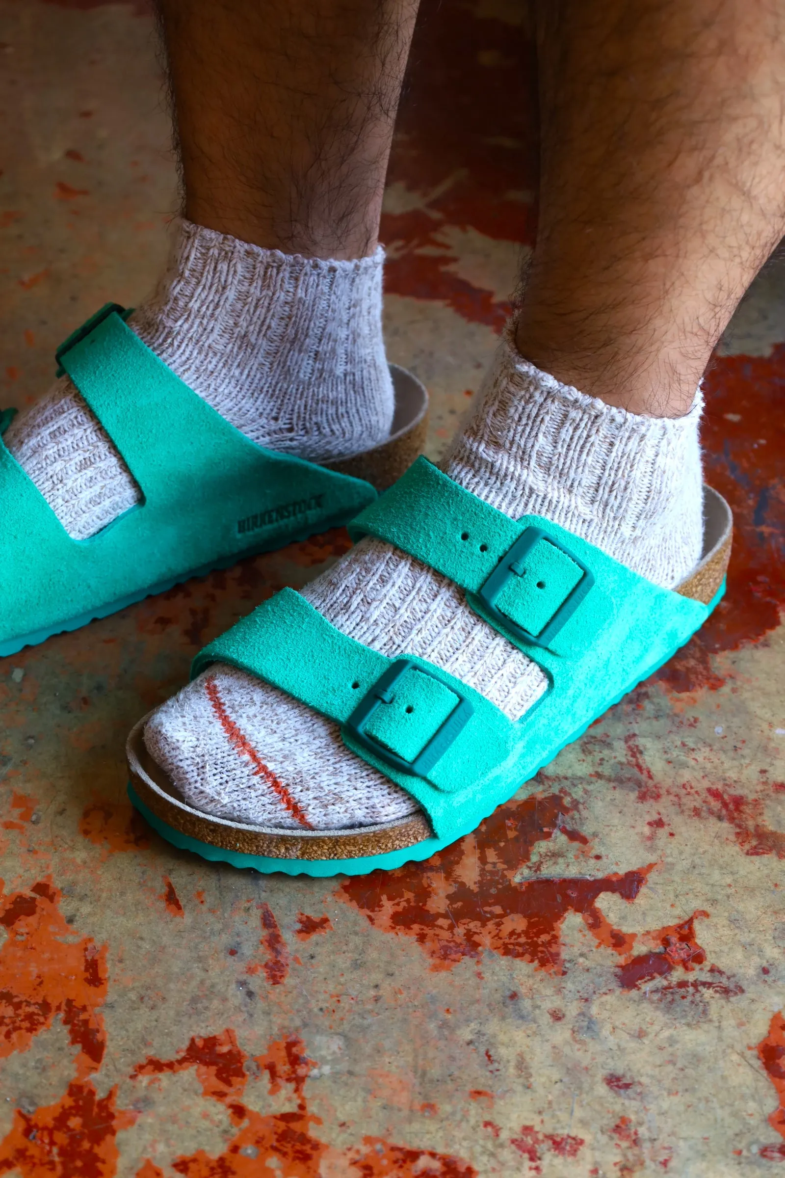 BIRKENSTOCK / Arizona Soft Footbed-Bold Green