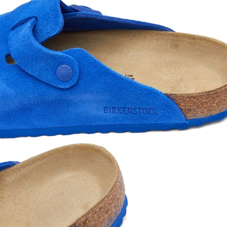 Birkenstock Boston sandals, blue