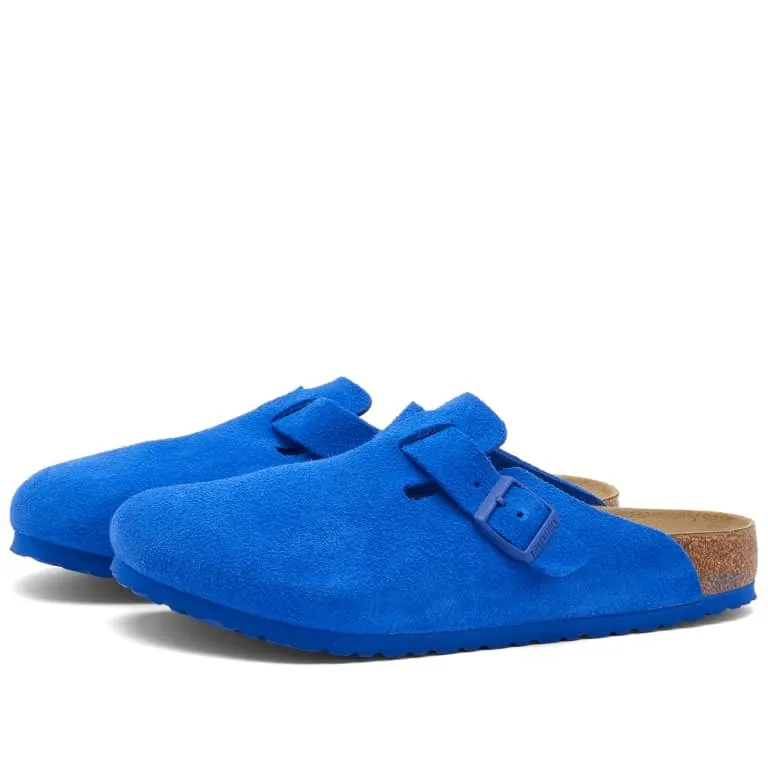 Birkenstock Boston sandals, blue