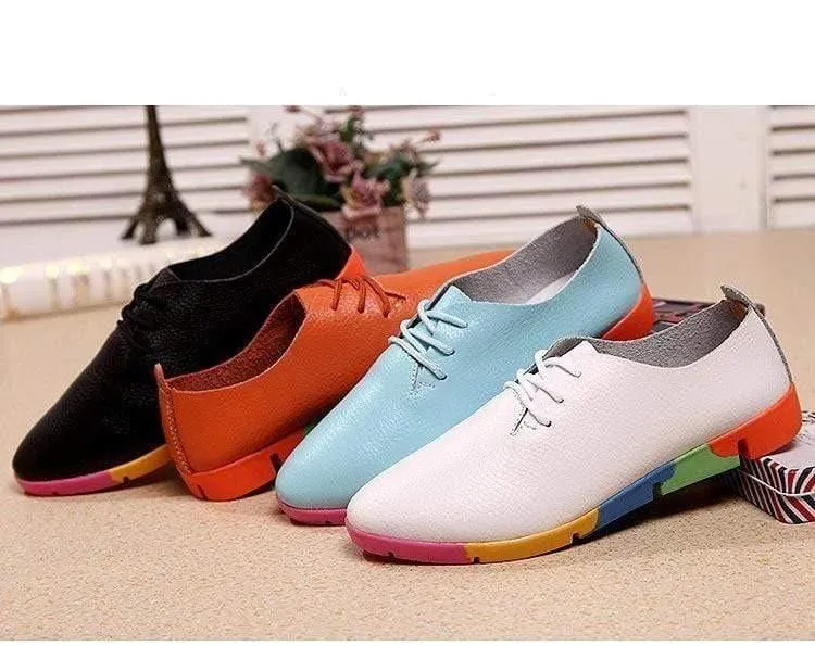 Breathable Leather Women's Orthopedic Shoes for Bunion