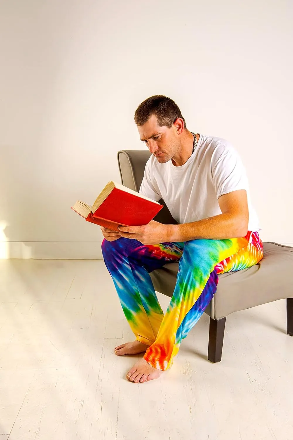 BRIEF INSANITY Tie Dye Lounge Pajama Pants - Comfy Lightweight Pajama Bottoms with Pockets - Ultra Soft Pjs for Men & Women