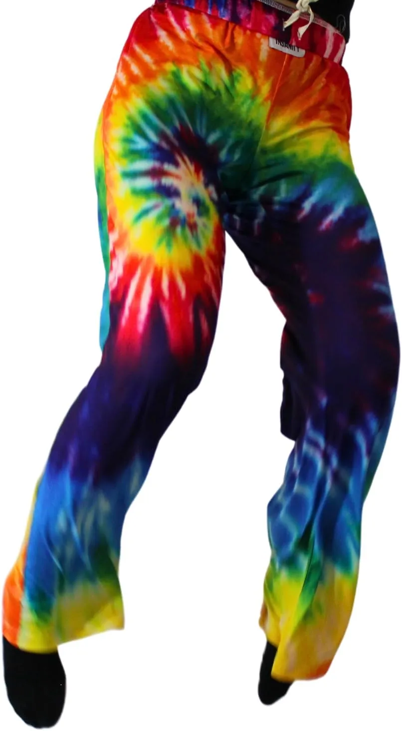 BRIEF INSANITY Tie Dye Lounge Pajama Pants - Comfy Lightweight Pajama Bottoms with Pockets - Ultra Soft Pjs for Men & Women