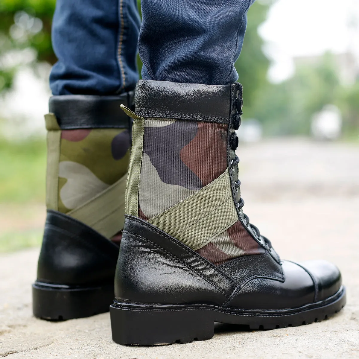 BXXY Men's Genuine Leather Trekking Boot
