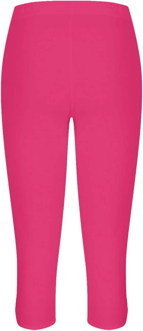 Capri Leggings for Women Tummy Control High Waisted Yoga Pants Non See Through Workout Athletic Running Leggings