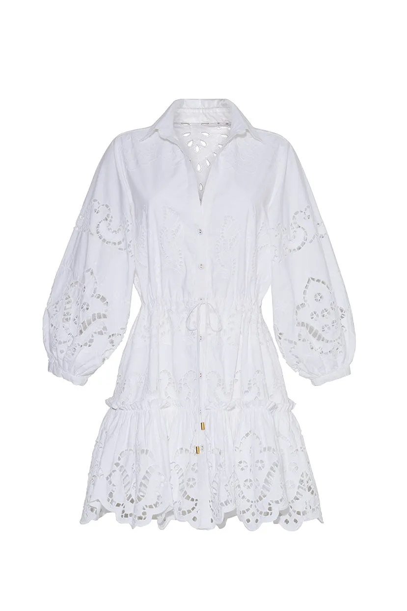 Cara Cara Embroidered Robin Dress