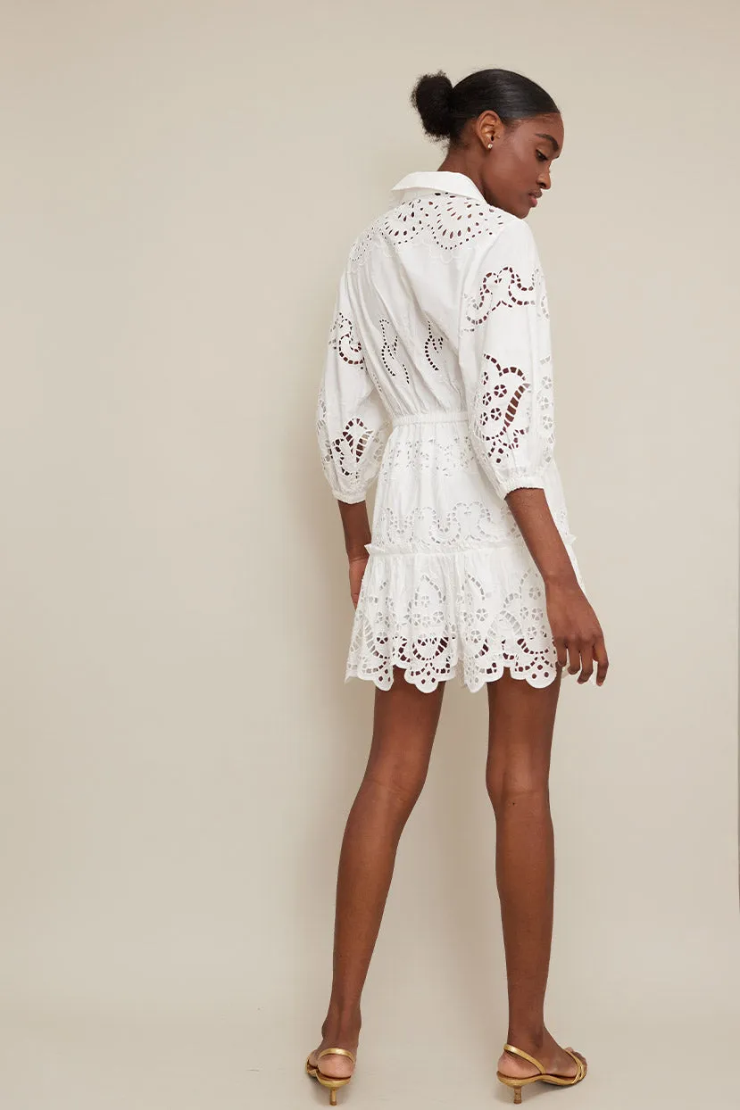 Cara Cara Embroidered Robin Dress