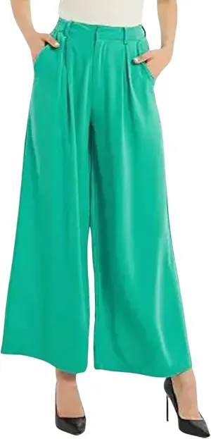 CHARTOU Women Wide Leg Pants Trousers Business Casual Pants Outfits Office Work Pants Palazzo High Waist