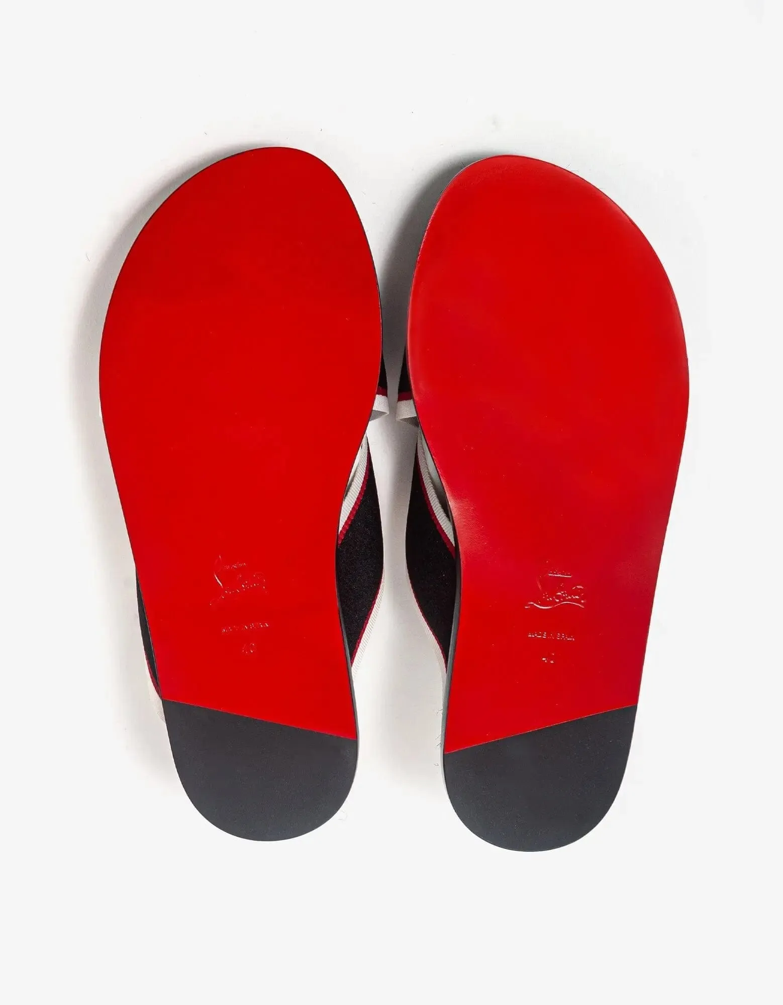 Christian Louboutin Hot Cross Black Sandals -