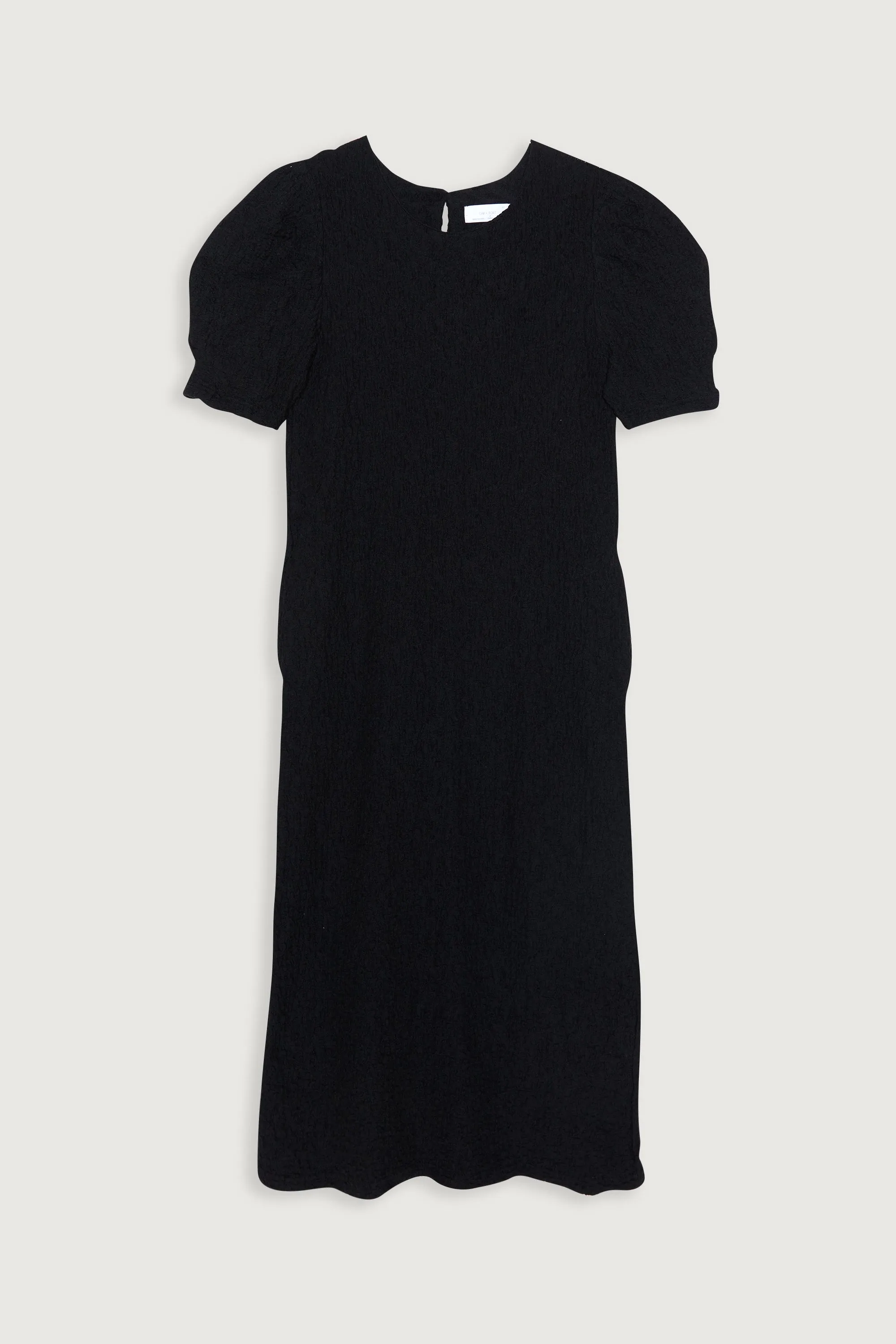 CRINKLED MIDI DRESS
