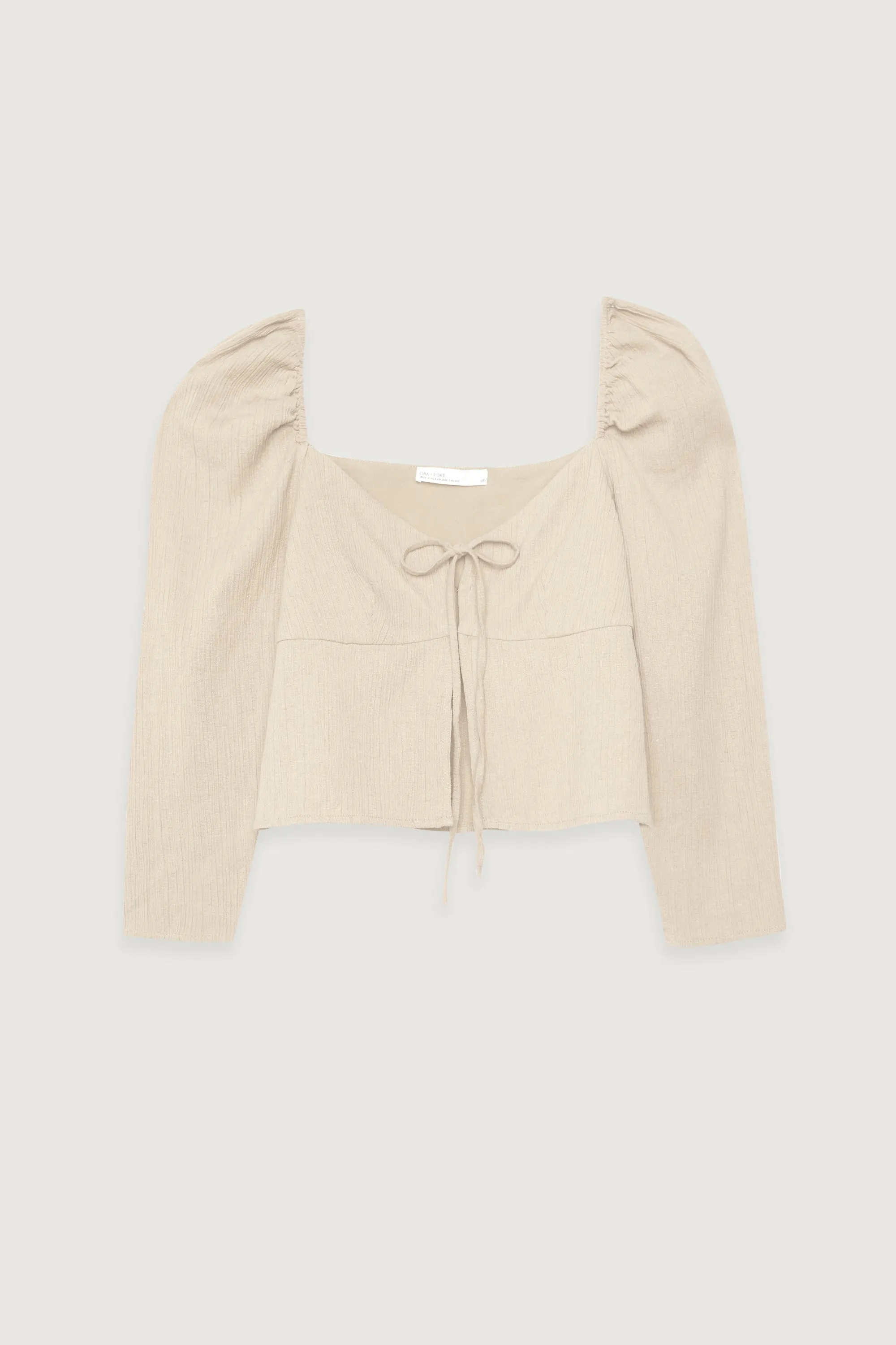CROPPED SWEETHEART BLOUSE