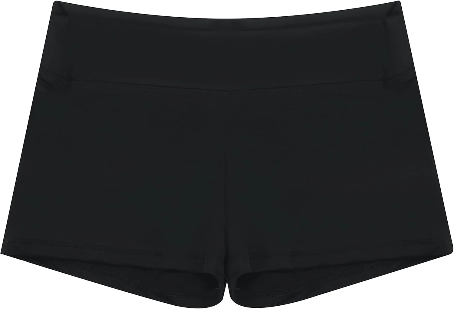 Dancina Gymnastics Shorts Athletic Dance Wear - Little Big Girls Classic and Metallic Sparkle