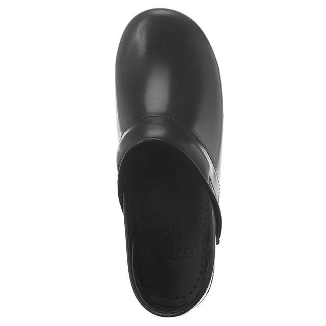 Dansko Professional Black Cabrio Clog Black Leather (Women's)