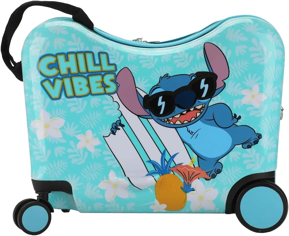 Disney Stitch Chill Vibes Children's Ride-On Luggage