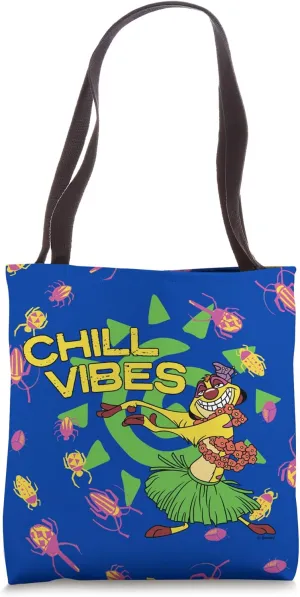 Disney The Lion King Timon Chill Vibes Hula Dance Tote Bag