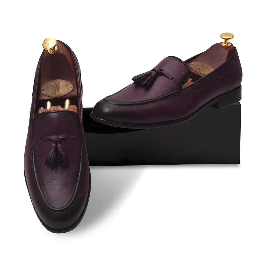 EL MOHO | PURPLE DUAL-TONE SLIP-ON