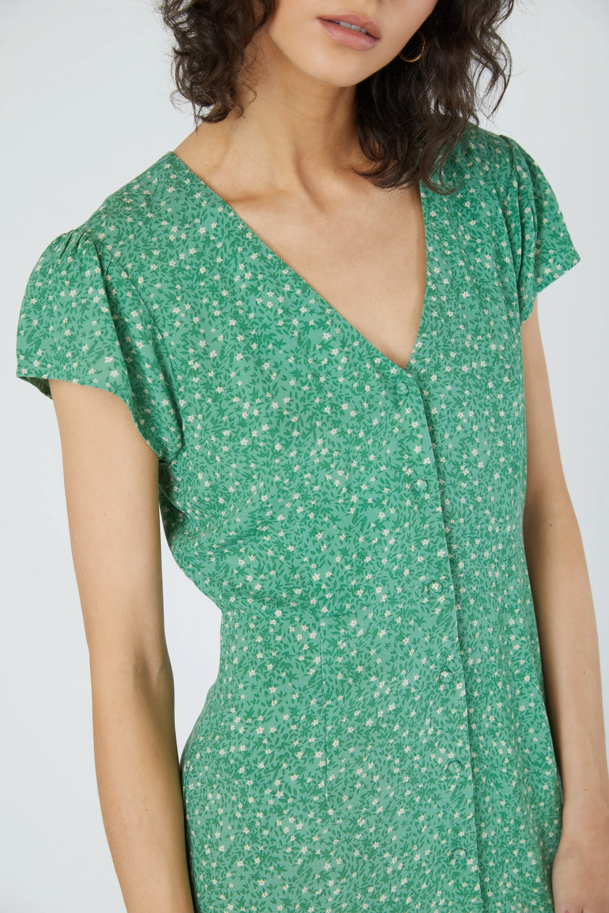 FLORAL MINI DRESS