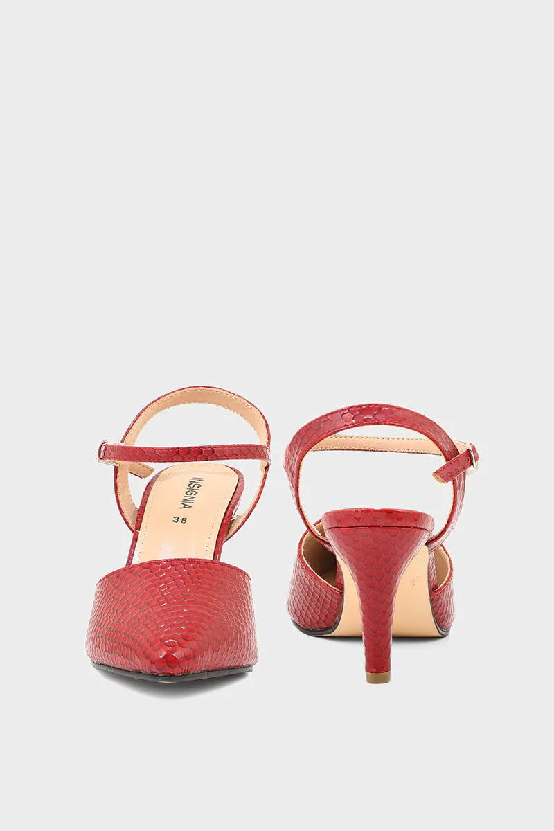 Formal Sling Back I47244-Maroon