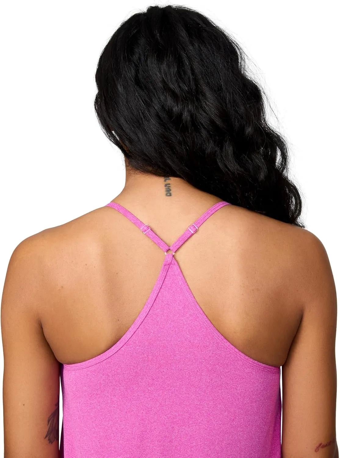 Free Country Women's Microtech Chill B Cool V-Neck Cami Top with Built-in Bra