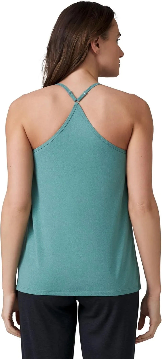 Free Country Women's Microtech Chill B Cool V-Neck Cami Top with Built-in Bra