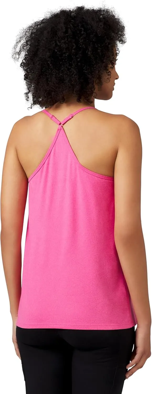 Free Country Women's Microtech Chill B Cool V-Neck Cami Top with Built-in Bra