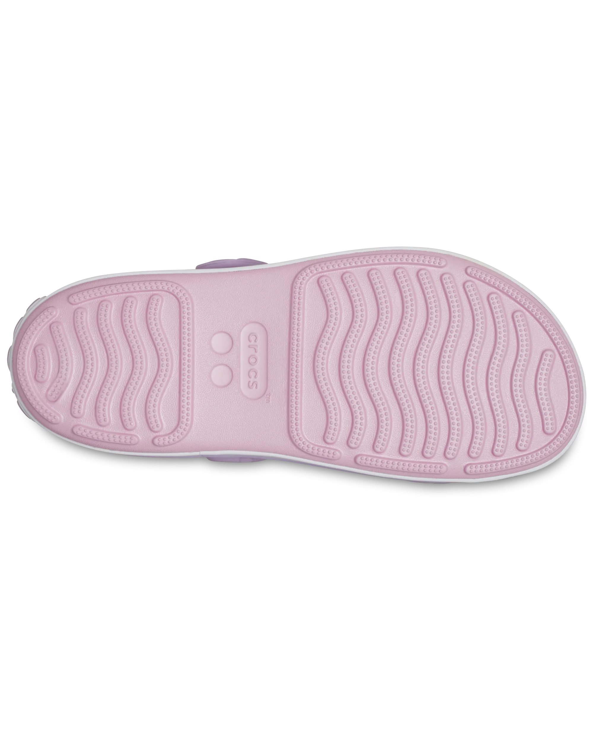 Girls Crocband Cruiser Sandals in Ballerina Pink & Lavender