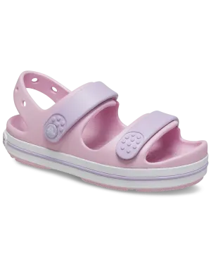 Girls Crocband Cruiser Sandals in Ballerina Pink & Lavender