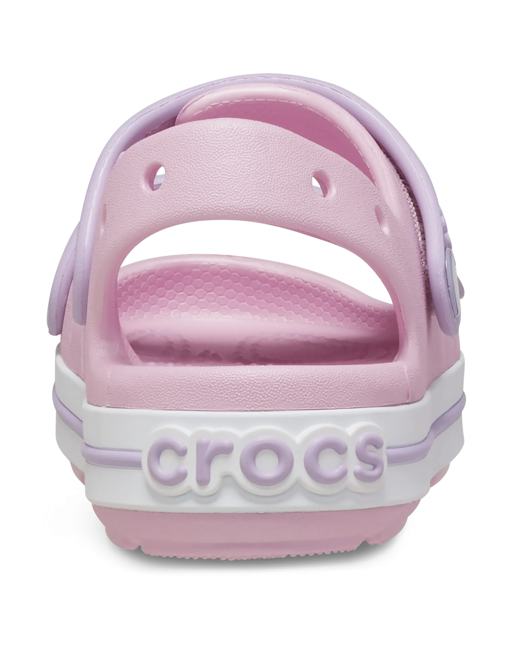 Girls Crocband Cruiser Sandals in Ballerina Pink & Lavender