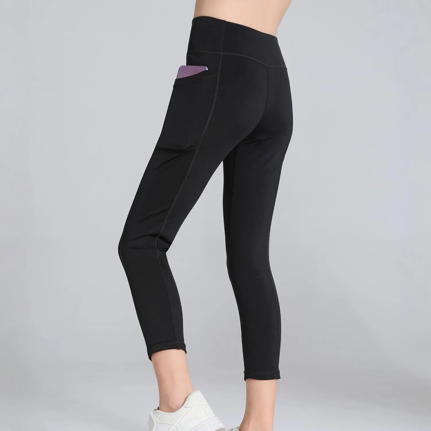 Girls Yoga Leggings Girls Athletic Leggings Training Bras Set Kids Gym Crop Tank Top Activewear Set for 5-13Years