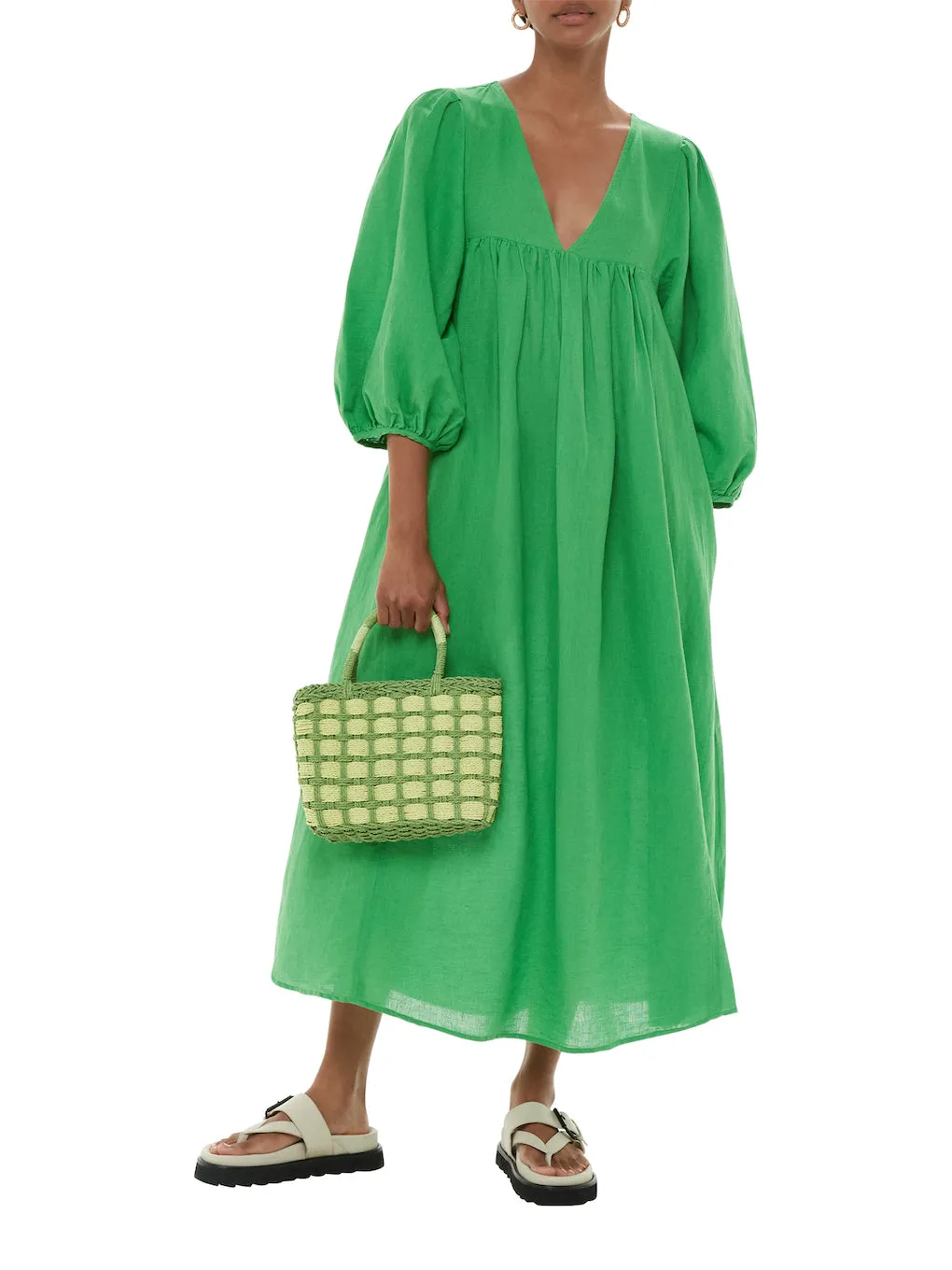Gloria Linen Blend Dress