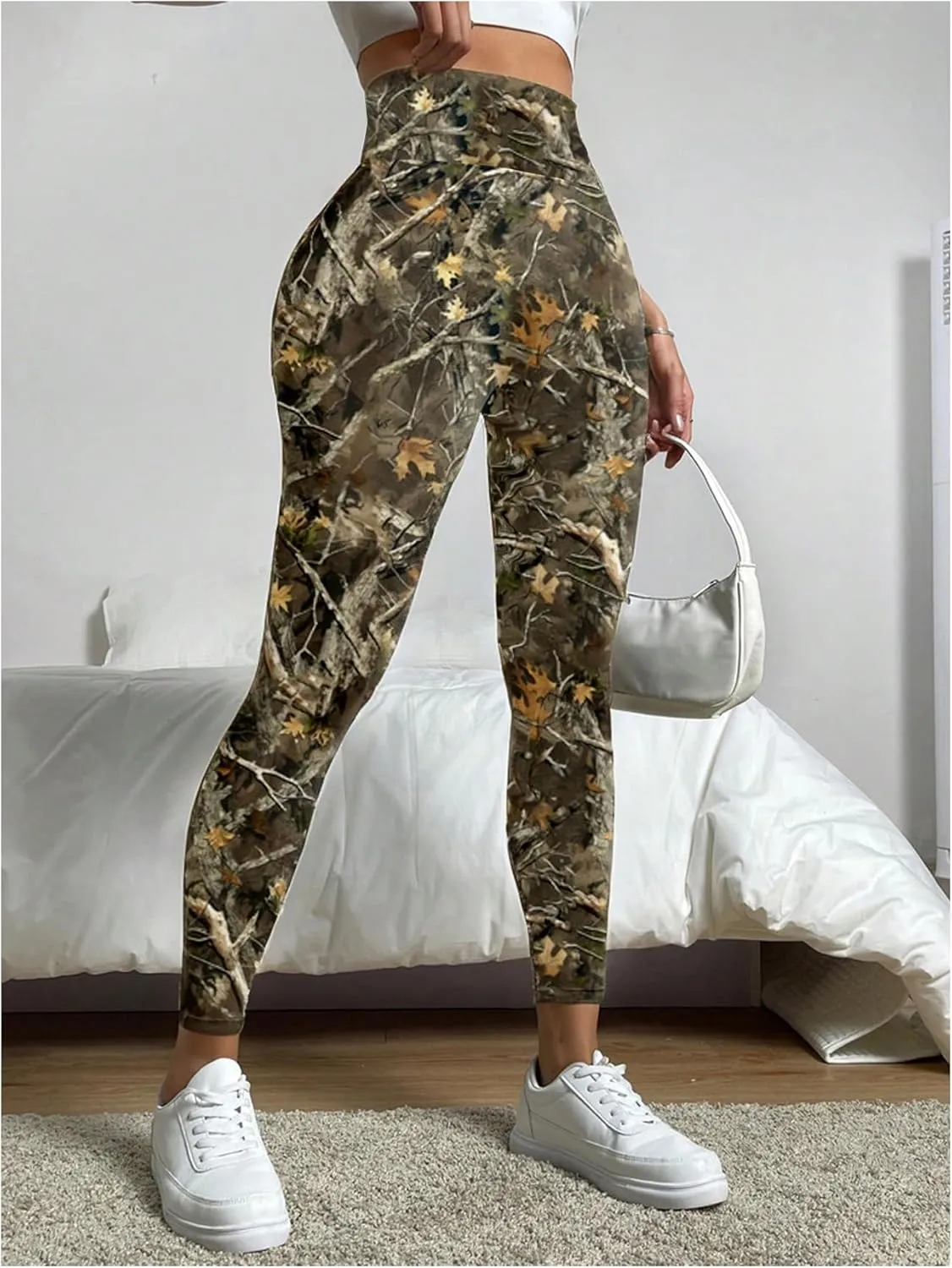 GORGLITTER Women's Neon Reflective Legging High Waisted Y2K Rave Festival Skinny Pants