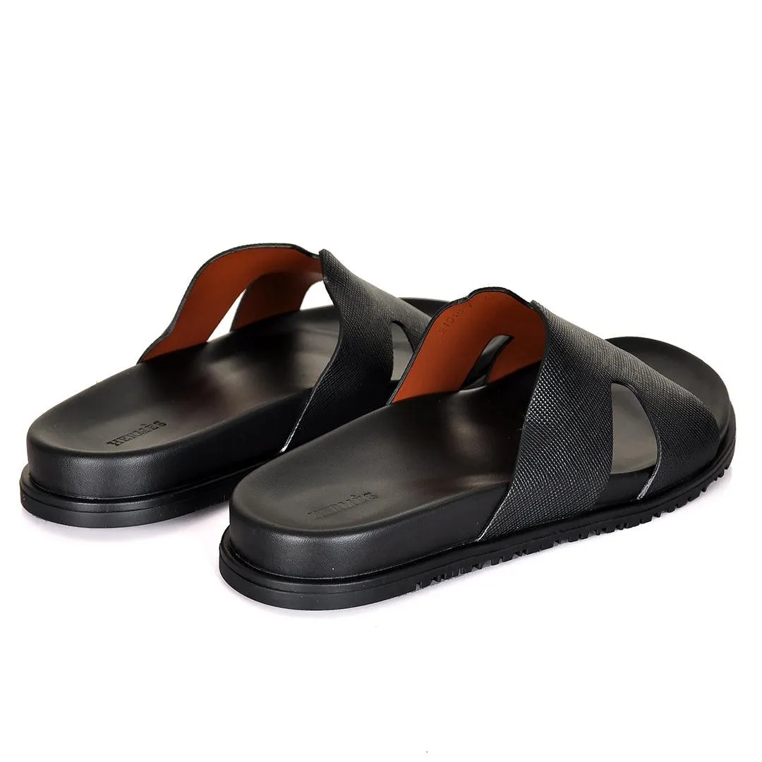 Herm Lightweight Comfort All Seasons Trendy Slippers-Black